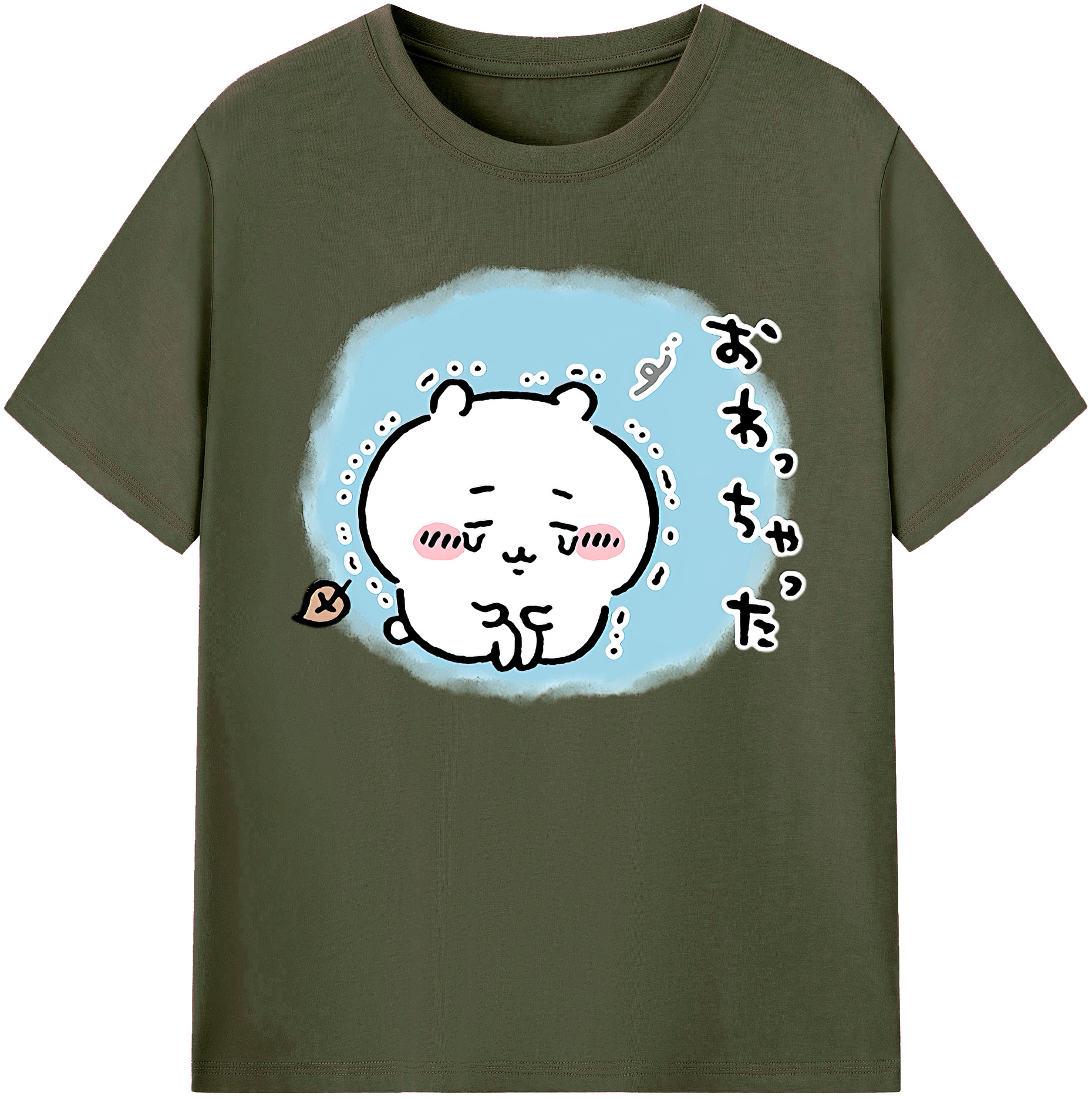 （画像用） ちいかわ ちいかわ Chii-kawa chiikawa 綿100％ メンズ半袖Tシャツ｜肌触りやわらか＆通気性
